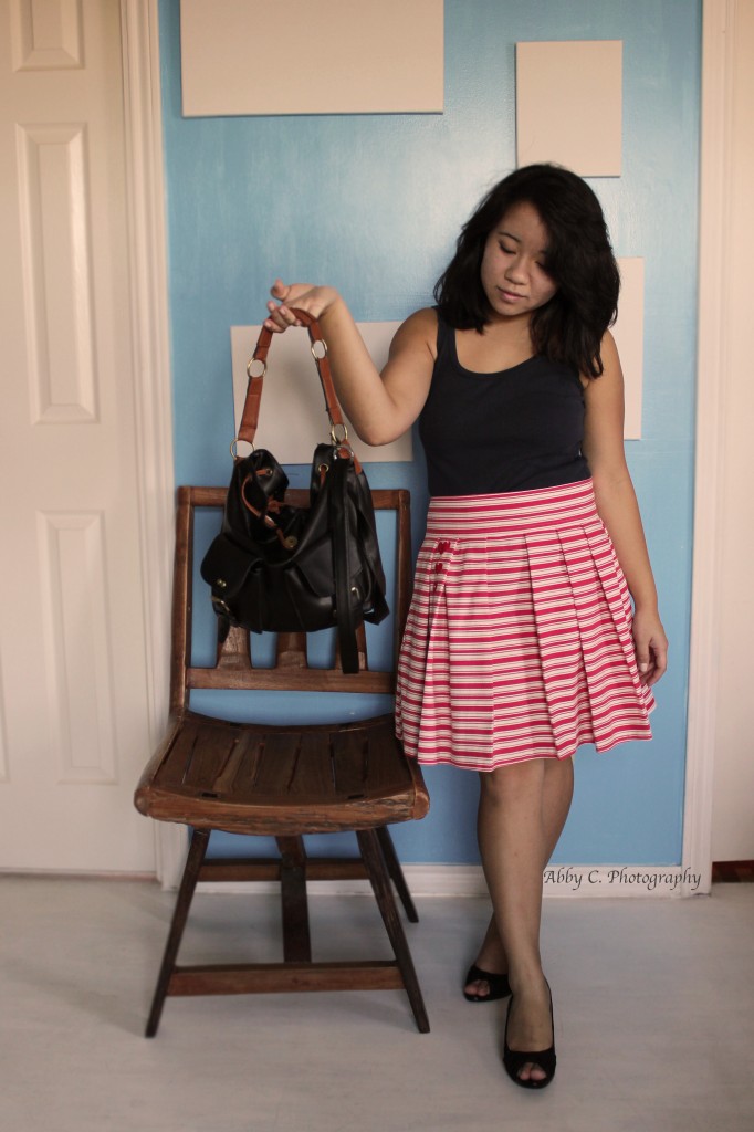Cute Striped Aline Skirt